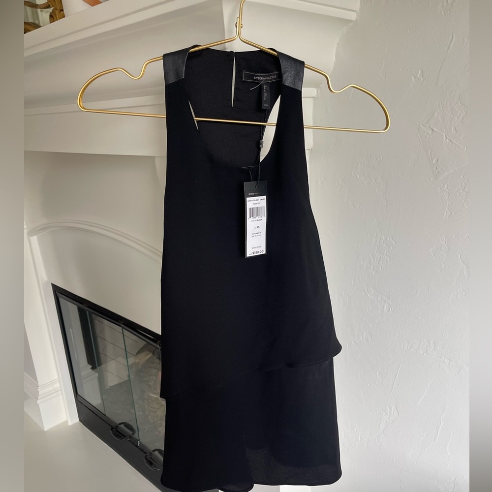 BCBG Maxazria racer back tank top